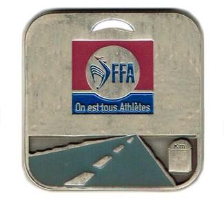 Médaille "route" FFA, Distinctio
