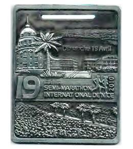 Médaille du Semi-Marathon International de Nice 2010 (Distinctio)