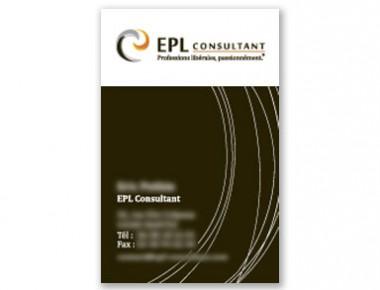 Carte de visite EPL Consultant, conseil en professions libérales (variante)